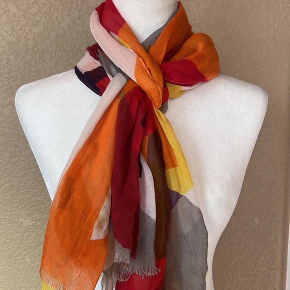 Lot of three colorful scarves - Picture 3 of 8